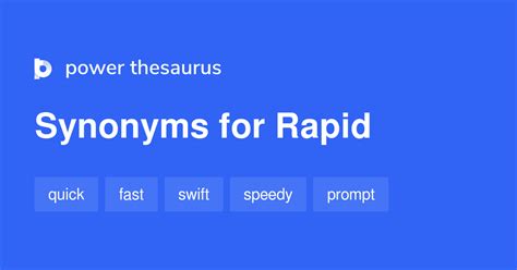 rapid synonym.